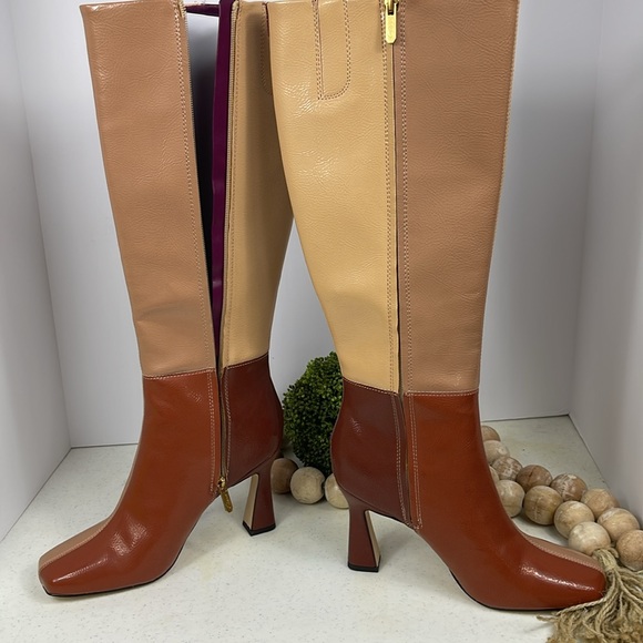 CIRCUS BY SAM EDELMAN/ BOOTS Sepia Brown/Ginger/Blonde SZ 8 NWOB - Picture 8 of 14